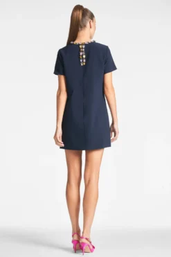 Lauren Dress - Dark Midnight -Cheap The Simply Dress Store LAURENDRESS MIDNIGHT BACK scaled