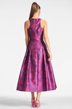 Lexie Top - Magenta Bloom -Cheap The Simply Dress Store LEXIETOP LYDIASKIRT MAGENTABLOOM BACK
