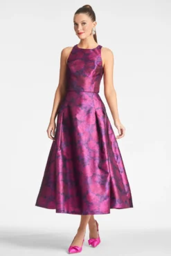 Lexie Top - Magenta Bloom