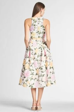 Lexie Top - Pink Lemonade Bouquet -Cheap The Simply Dress Store LEXIETOP LYDIASKIRT PINKLEMONADEBOUQUET BACK