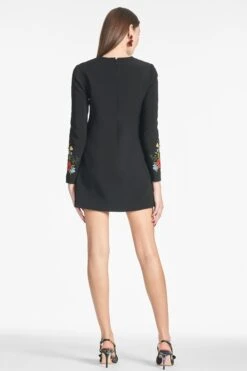 Lily Dress - Noir Bouquet 9 Lily Dress - Noir Bouquet -Cheap The Simply Dress Store LILLYDRESS NOIRBOUQUET BACK2