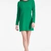 Embellished Lily Dress - Cadmium Green
