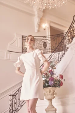 Harper Dress - Off White -Cheap The Simply Dress Store LOOK18 033 scaled