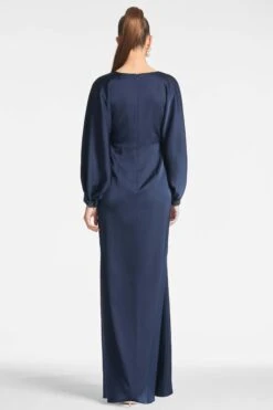 Maia Gown - Midnight -Cheap The Simply Dress Store MAIAGOWN MIDNIGHT BACK