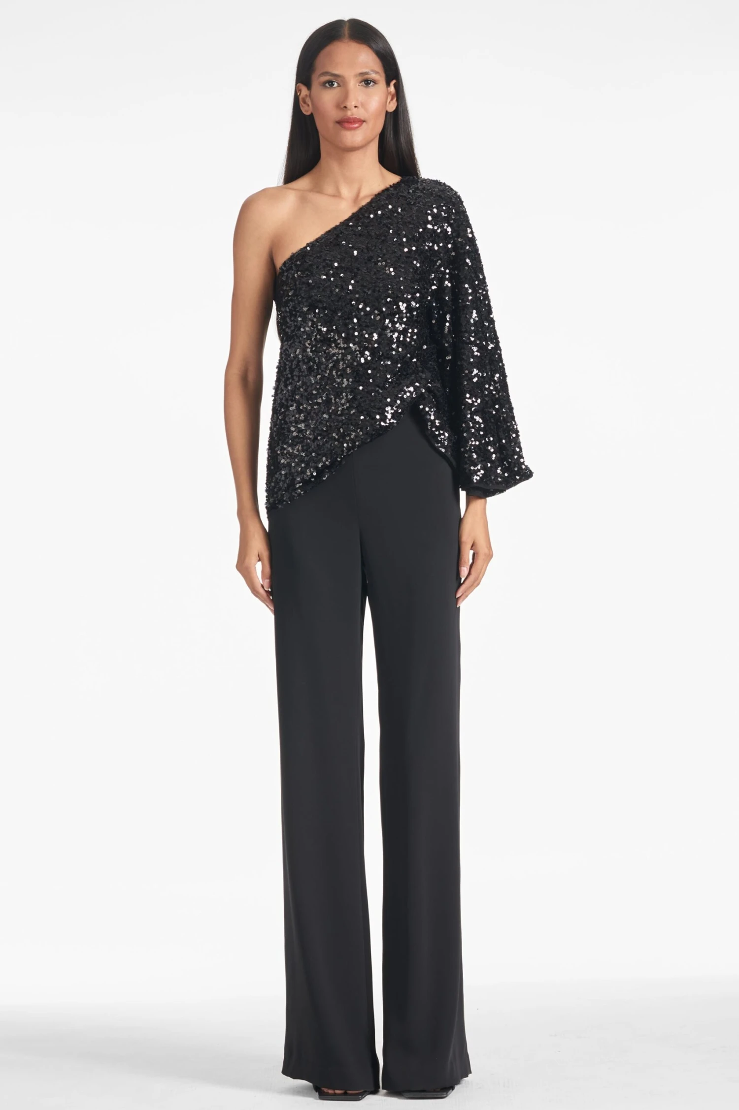 Morgan Top - Black Sequins 3 Morgan Top - Black Sequins - Image 3