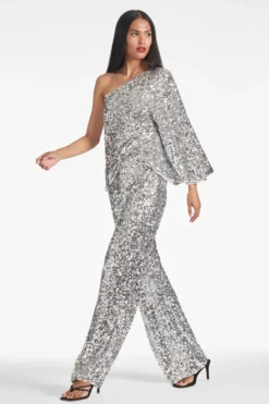Morgan Top - Silver Sequins -Cheap The Simply Dress Store MORGANTOP SILVERSEQUINS SIDE3 scaled