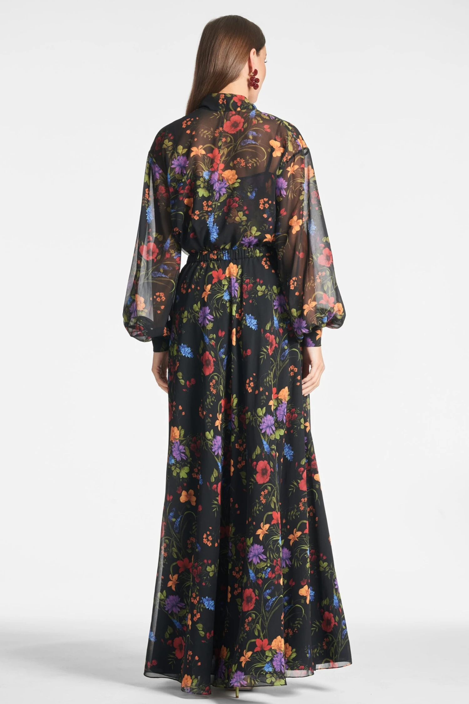 Juno Skirt - Noir Wildflower 4 Juno Skirt - Noir Wildflower - Image 4