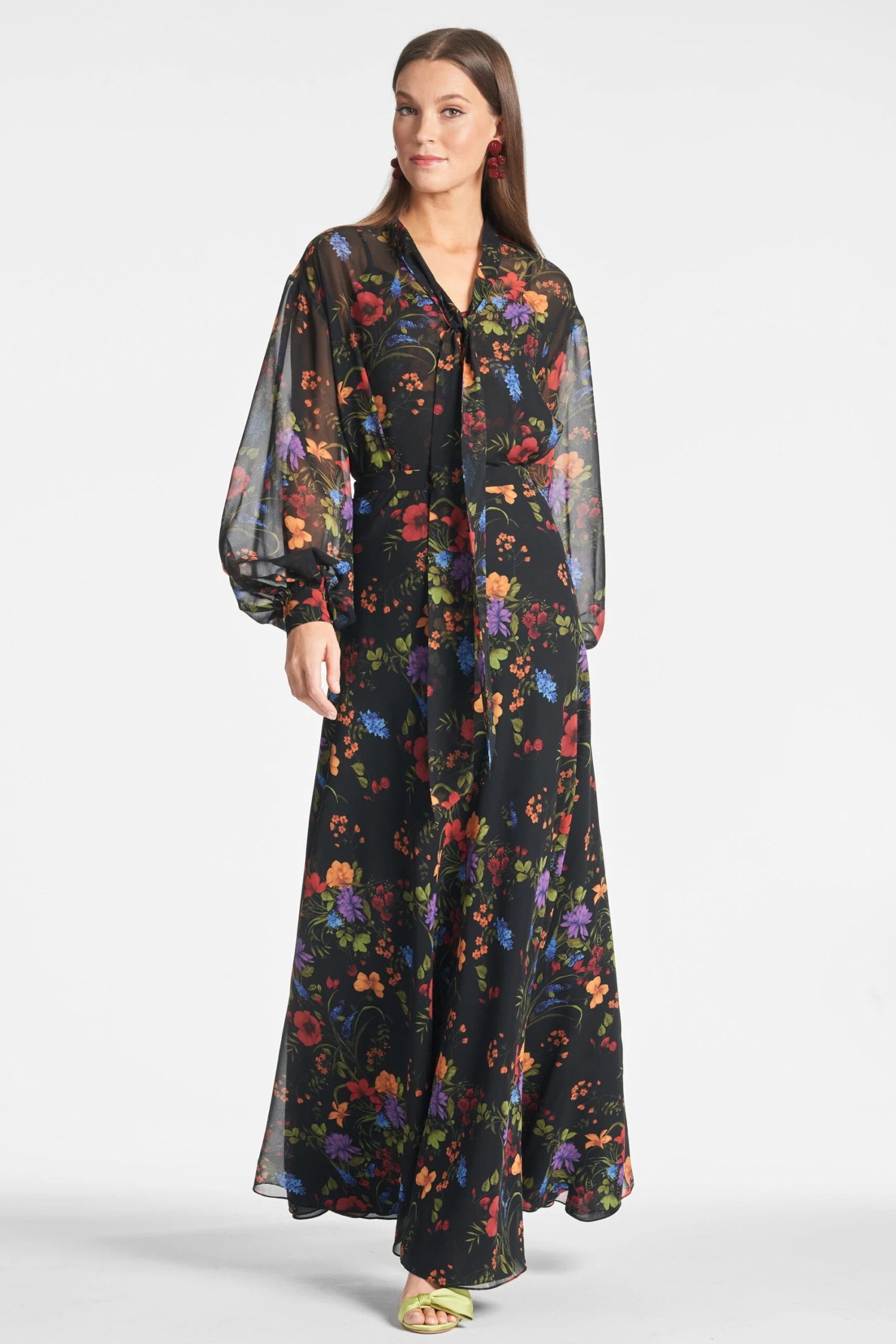 Juno Skirt - Noir Wildflower 3 Juno Skirt - Noir Wildflower - Image 3