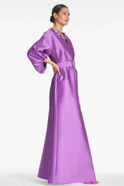 Olympia Gown - Grape -Cheap The Simply Dress Store OLYMPIAGOWN GRAPE SIDE4 scaled