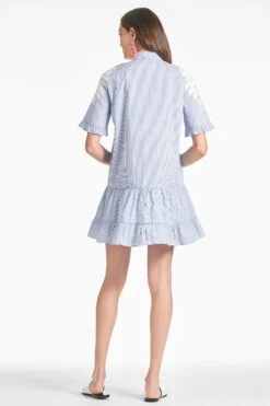 Palma Dress - Pinstripe -Cheap The Simply Dress Store PALMADRESS PINSTRIPE BACK