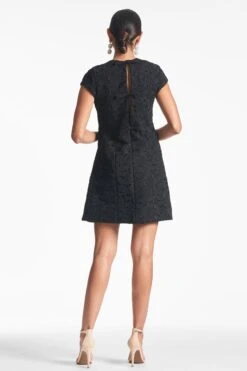 Penelope Dress - Noir -Cheap The Simply Dress Store PENELOPEDRESS NOIR BACK