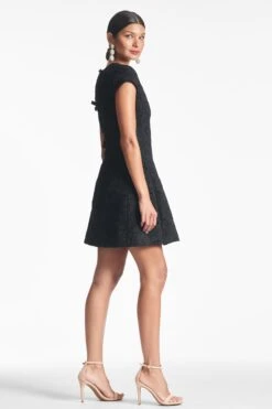 Penelope Dress - Noir -Cheap The Simply Dress Store PENELOPEDRESS NOIR SIDE