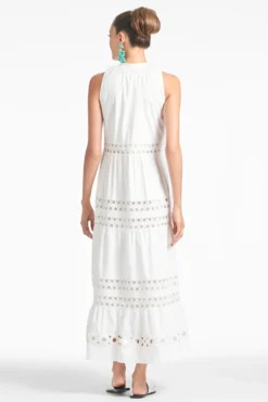 Positano Dress - White -Cheap The Simply Dress Store POSITANODRESS WHITE BACK scaled
