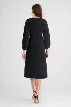 Annie Dress - Black -Cheap The Simply Dress Store R21D10 BACK