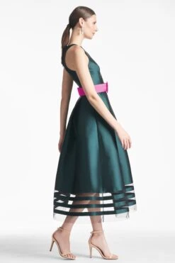 Rani Dress - Forest Green -Cheap The Simply Dress Store RANIDRESS FORESTGREEN SIDE