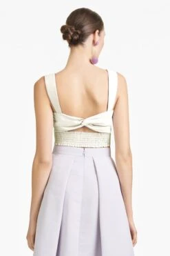 Darcy Top - Ivory - Faille -Cheap The Simply Dress Store S221B49 103 DARCYTOP IVORY BACK CROP 522c5a43 ecd7 41b7 b7bc bf36ed100c8a