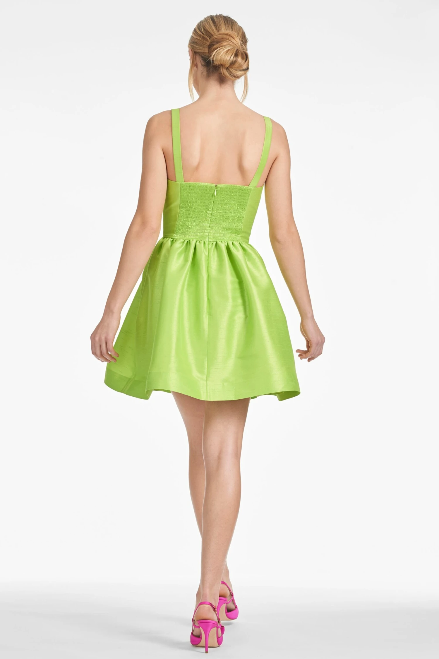 Samira Dress - Electric Lime 4 Samira Dress - Electric Lime - Image 4