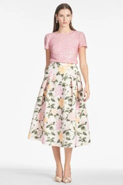 Veronica Top - Petal Pink -Cheap The Simply Dress Store SARATOP PINK LYDIASKIRT PINKLEMONADEBOUQUET FRONT4