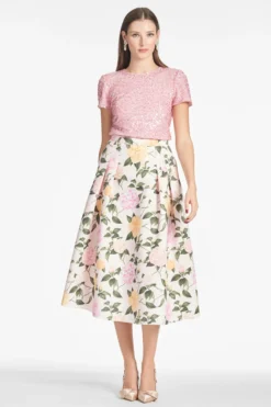 Veronica Top - Petal Pink -Cheap The Simply Dress Store SARATOP PINK LYDIASKIRT PINKLEMONADEBOUQUET FRONT4 scaled