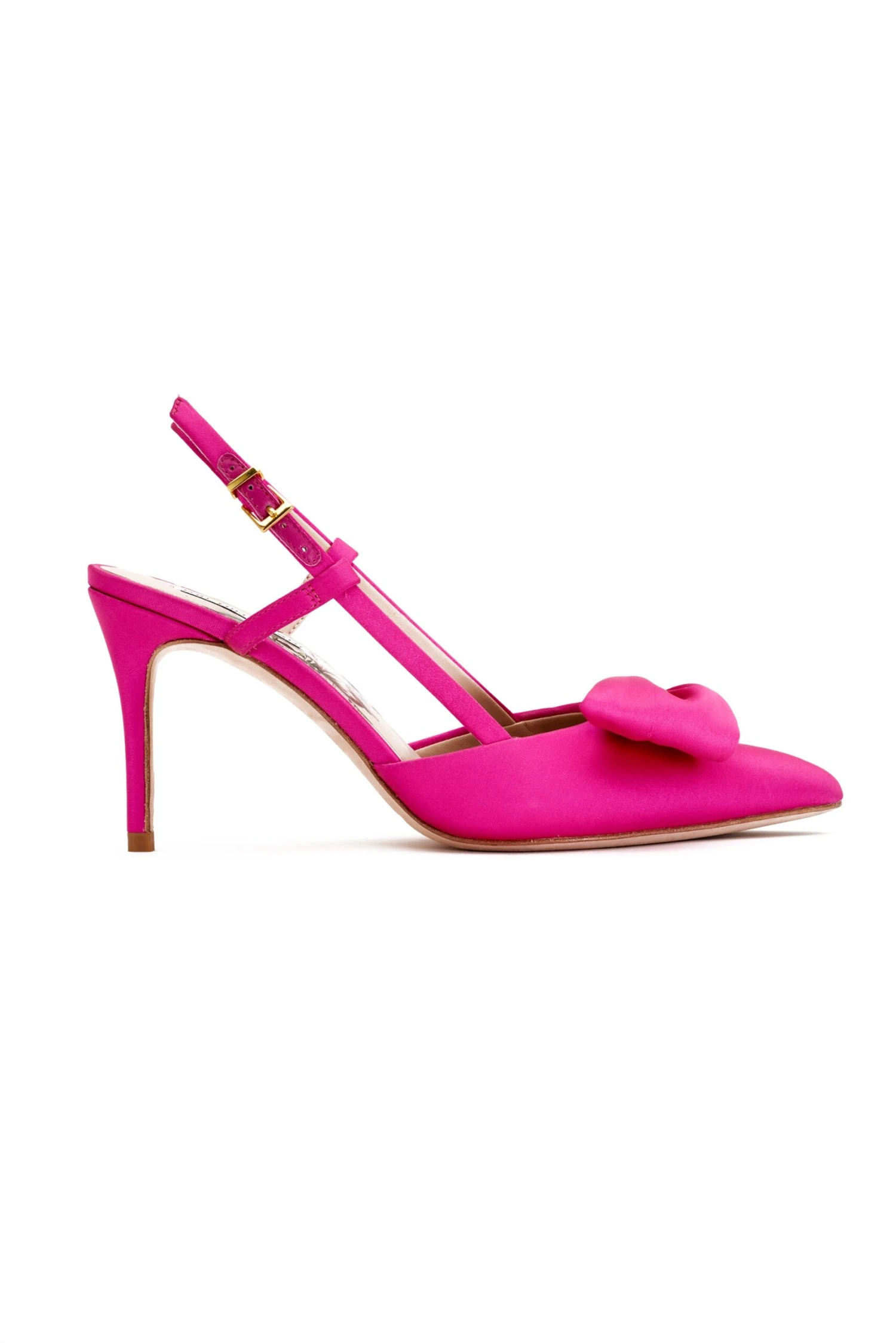 Lenox Obi-Bow Slingback - Cerise 3 Lenox Obi-Bow Slingback - Cerise - Image 3