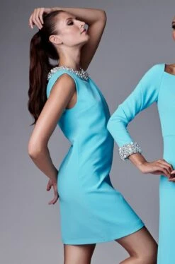 Liz Dress - Swiss Blue -Cheap The Simply Dress Store SHOT 14 0014