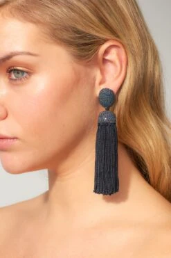 Hilary Earrings - Crystals / Thread -Cheap The Simply Dress Store SHOT 30 010 Edit 2