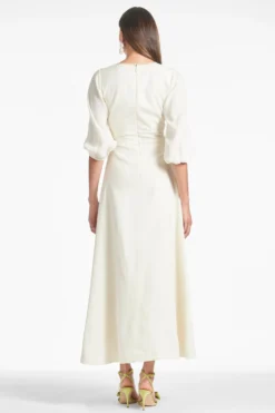 Varenna Dress - Giglio Colorato -Cheap The Simply Dress Store VARENNADRESS GIGLIOCOLORATO BACK scaled