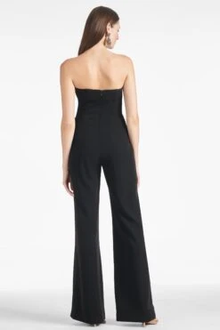 Whitley Jumpsuit - Black -Cheap The Simply Dress Store WHITLEYJUMPSUIT BLACK BACK